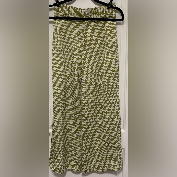 Urban Outfitters Green Palazzo Pants Womens Medium High Rise‎ Boho Retro - Picture 3 of 16